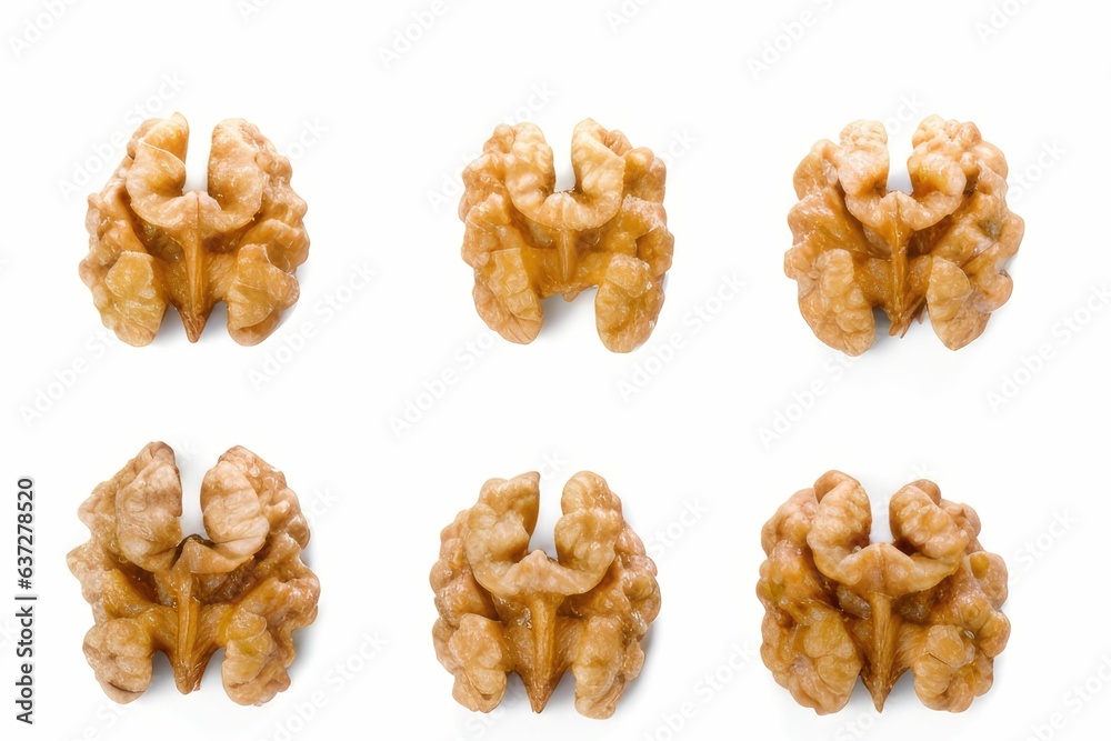 walnut. walnut kernel. isolated on white background walnut. walnut kernel. isolated on white background