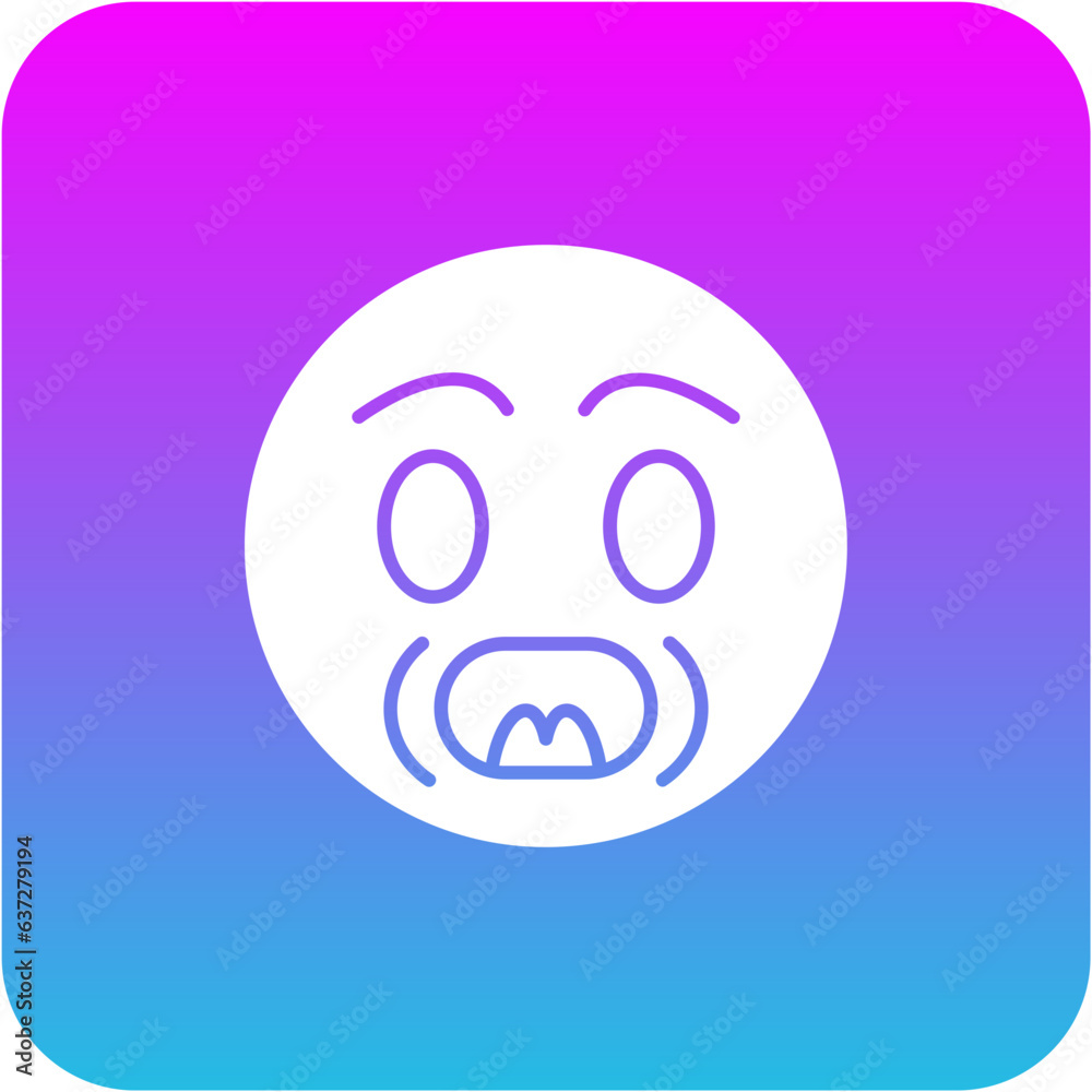 Fototapeta premium Yelling Icon