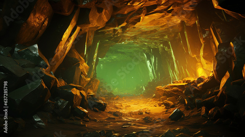 Crystal Cave. Generative Ai