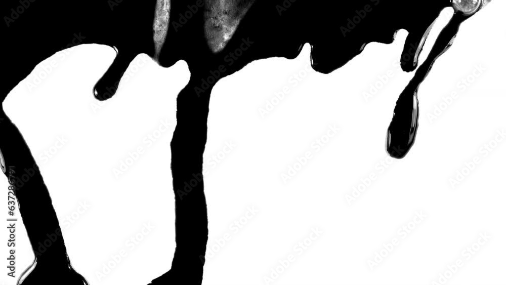 ink transition on white screen, drop texture, ink transition splatter blot , painting animation background animation, luma effect	
