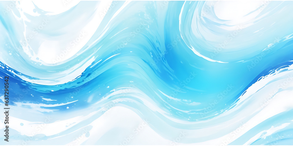 abstract soft blue and white abstract water color ocean wave texture ...