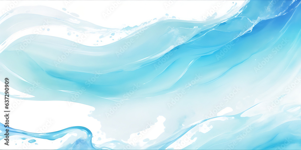 abstract soft blue and white abstract water color ocean wave texture ...