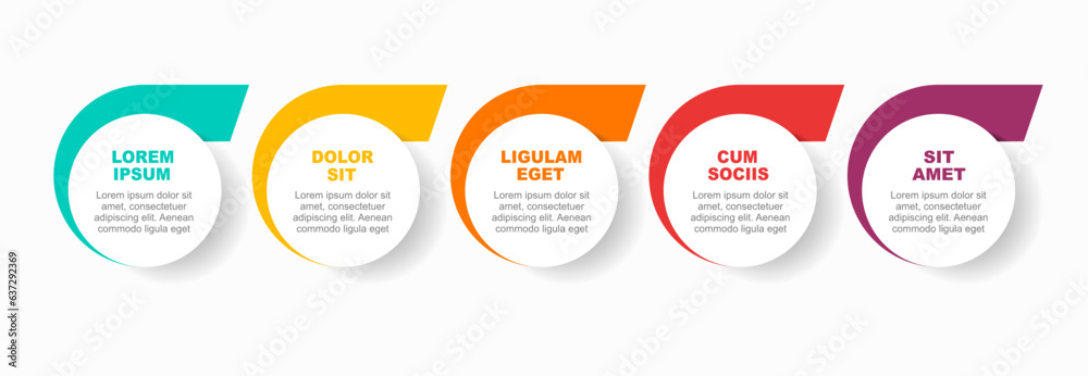 Infographic design template with place for your data. Vector illustration.