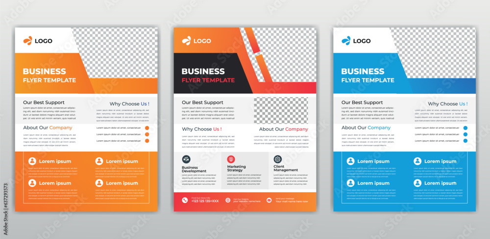 Corporate creative business flyer template design,poster flyer pamphlet brochure cover design layout space for photo background, vector illustration template in A4 size