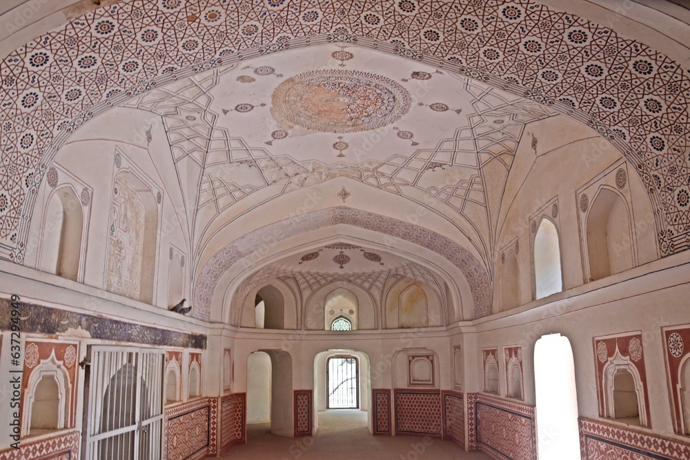 Interior of  sundarwala mahal, Sundar nursery, Delhi