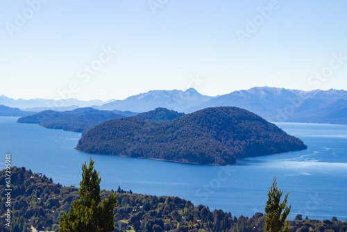 Bariloche beautiful views  landscapes  mountains and lakes Patagonia Argentina