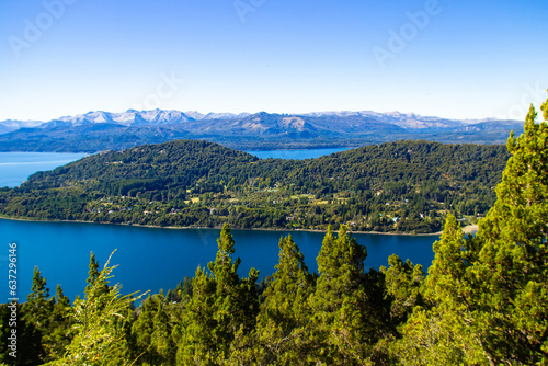 Bariloche beautiful views, landscapes, mountains and lakes Patagonia Argentina