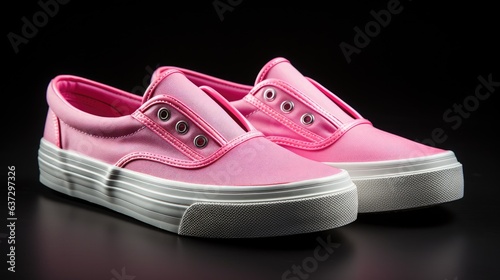 pink shoes