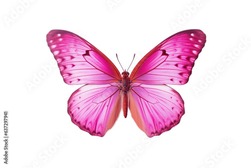 A beautiful, colorful butterfly isolated on a white background, Generative Ai © Moostape