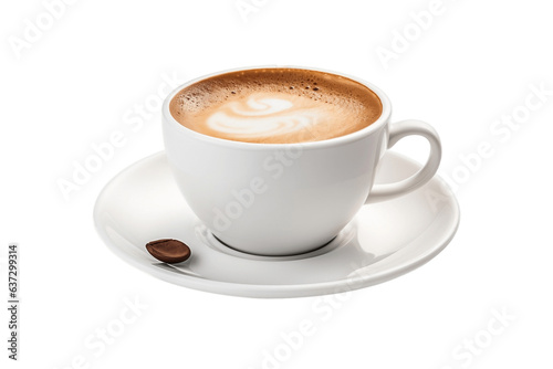A coffee cup isolated on a transparent or white background  Generative Ai