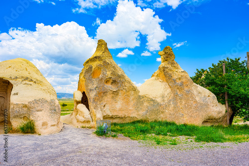 Place in Cappadocia-Fairy Chimneys (Pasabag Valley). photo