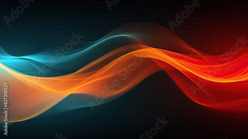 colour Abstract wave background. Abstract orange colour waves