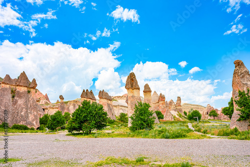 Place in Cappadocia-Fairy Chimneys (Pasabag Valley). photo