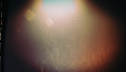 Abstract film texture background with grain, dust and light leak
