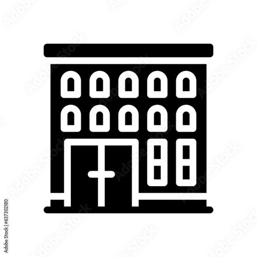 apartment glyph icon