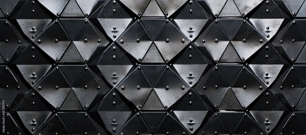 Diamond plate metal texture, offering an industrial, tough aesthetic