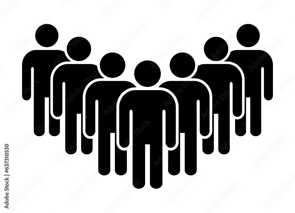 Symbol, ikona ludzi. Plik wektorowy Symbol, ikona ludzi. Plik wektorowy