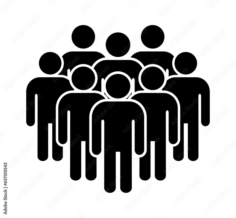 Symbol, ikona ludzi. Plik wektorowy Symbol, ikona ludzi. Plik wektorowy