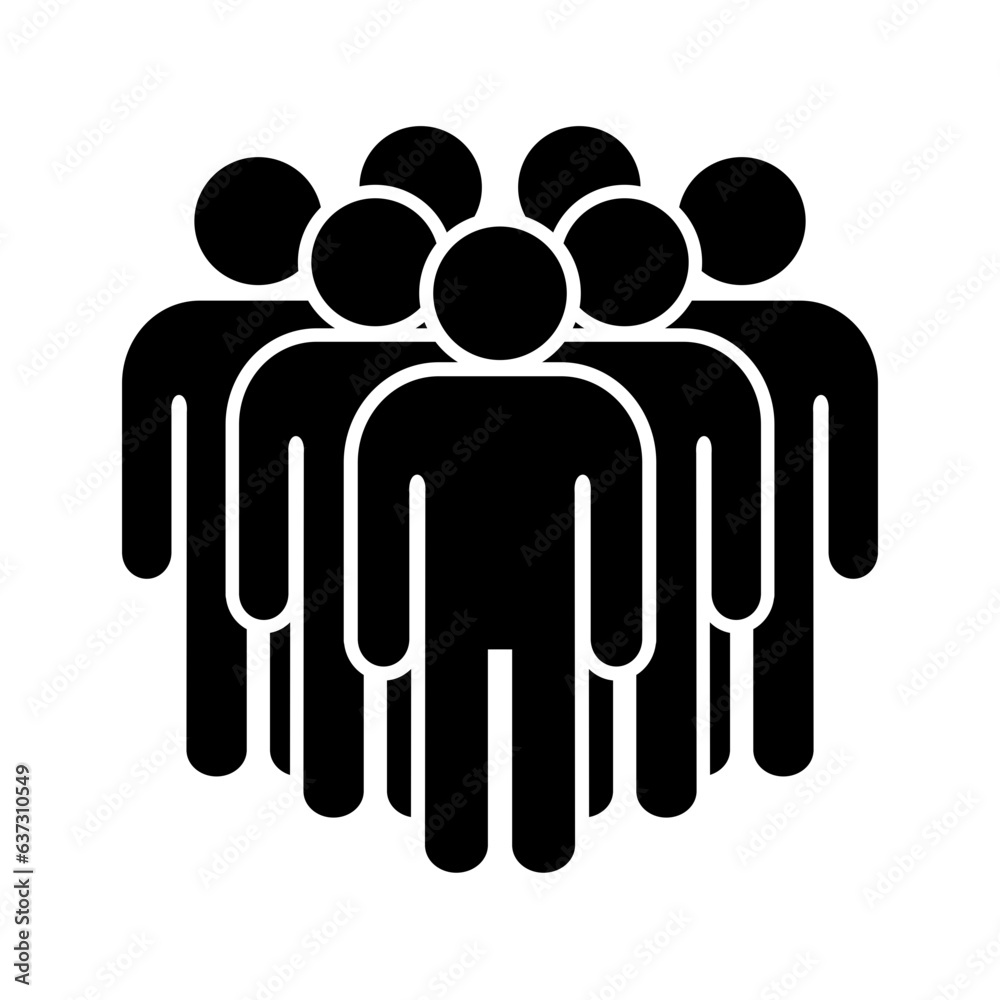 Symbol, ikona ludzi. Plik wektorowy Symbol, ikona ludzi. Plik wektorowy