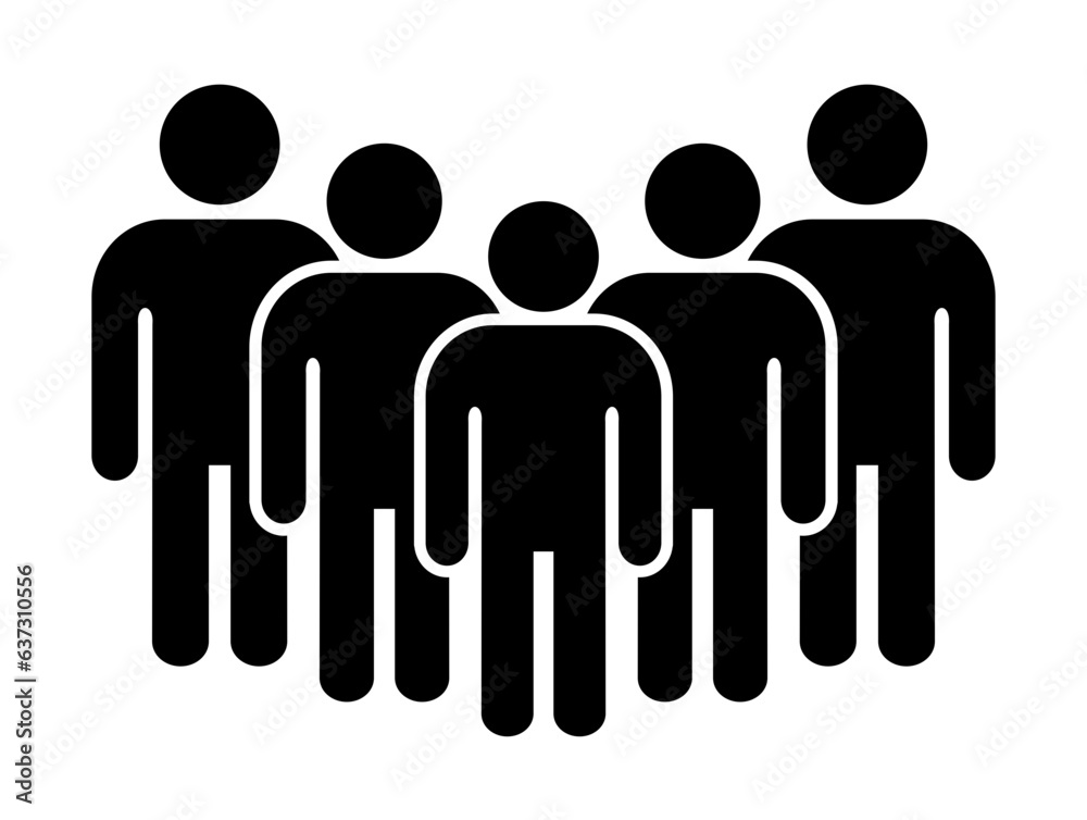 Symbol, ikona ludzi. Plik wektorowy Symbol, ikona ludzi. Plik wektorowy