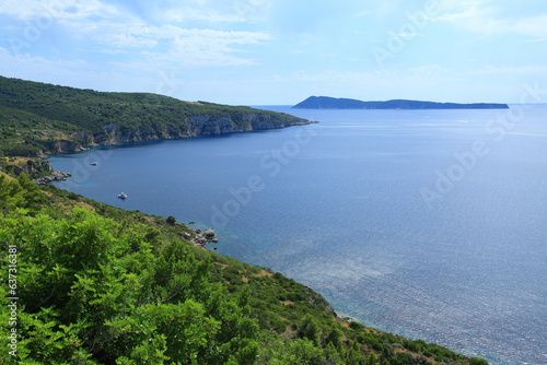 View from Island Vis to Bisevo, Adriatic sea, Croatia © Simun Ascic