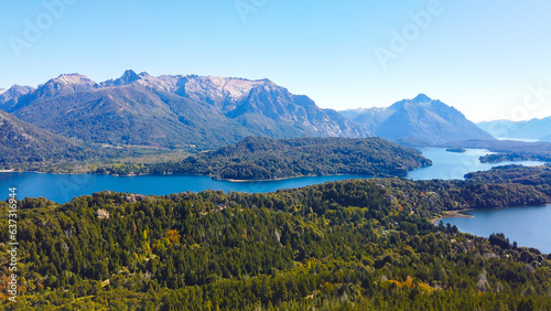 Bariloche beautiful views, landscapes, mountains and lakes Patagonia Argentina © Stella Kou