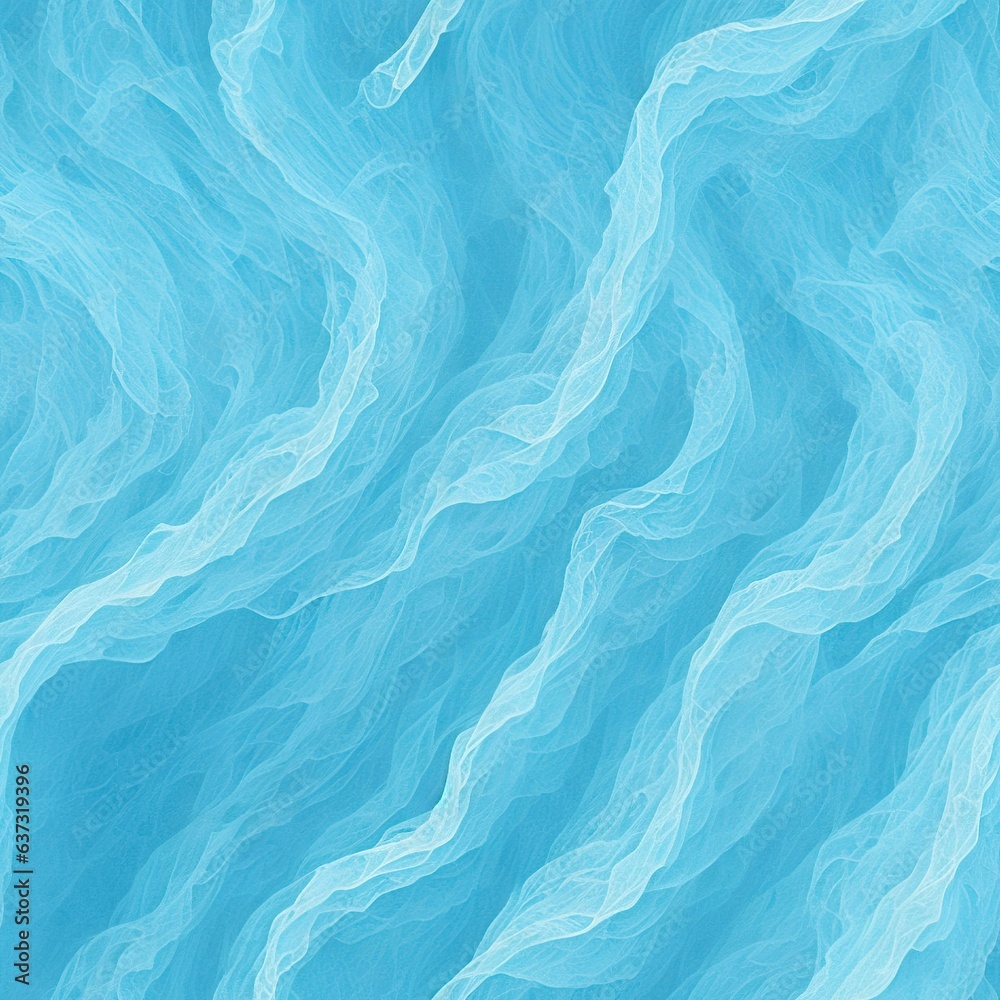 the captivating of abstract Ethereal Swirls & Waves' seamless digital pattern, ai generated