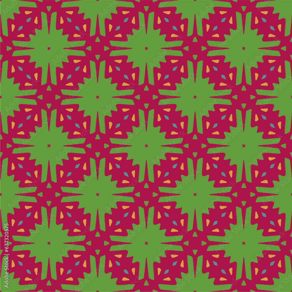 Ornament in ethnic style.Seamless pattern with abstract shapes. Repeat design for fashion, textile design, on wall paper, wrapping paper, fabrics and home decor. Ornament in ethnic style.Seamless pattern with abstract shapes. Repeat design for fashion, textile design, on wall paper, wrapping paper, fabrics and home decor.