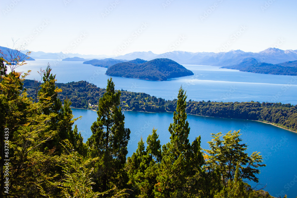 Bariloche beautiful views, landscapes, mountains and lakes Patagonia Argentina