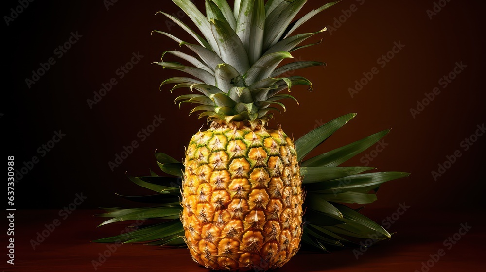 pineapple on a black background pineapple on a black background