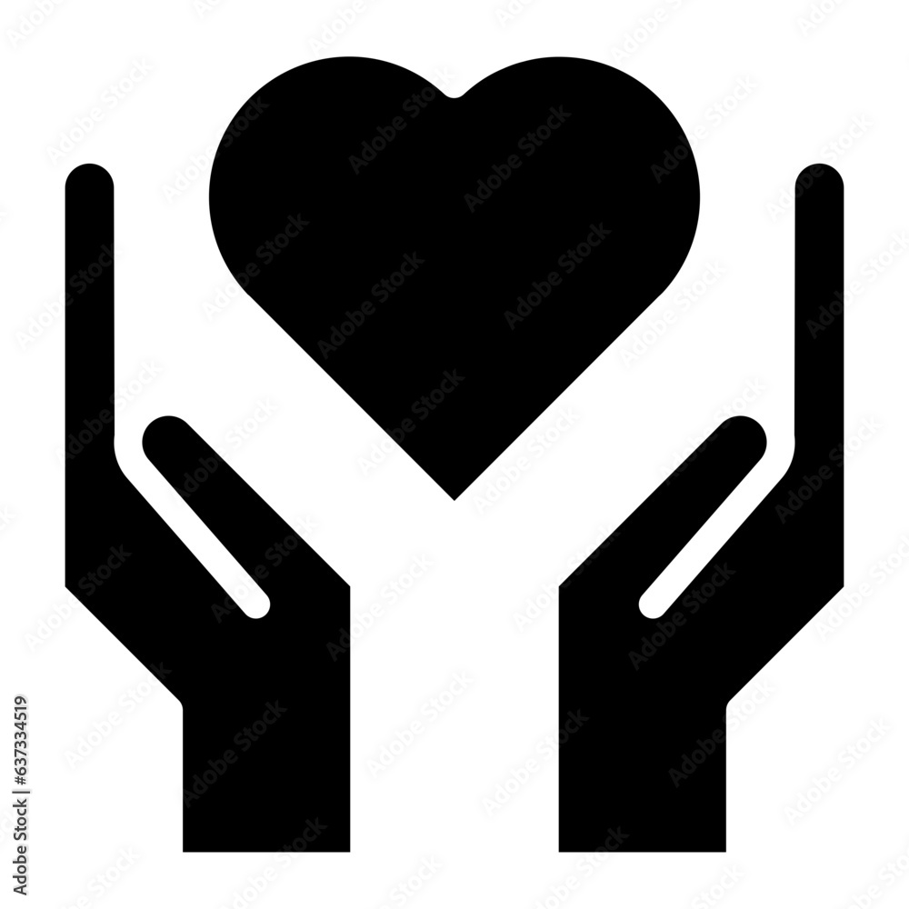 Fototapeta premium health insurance glyph 