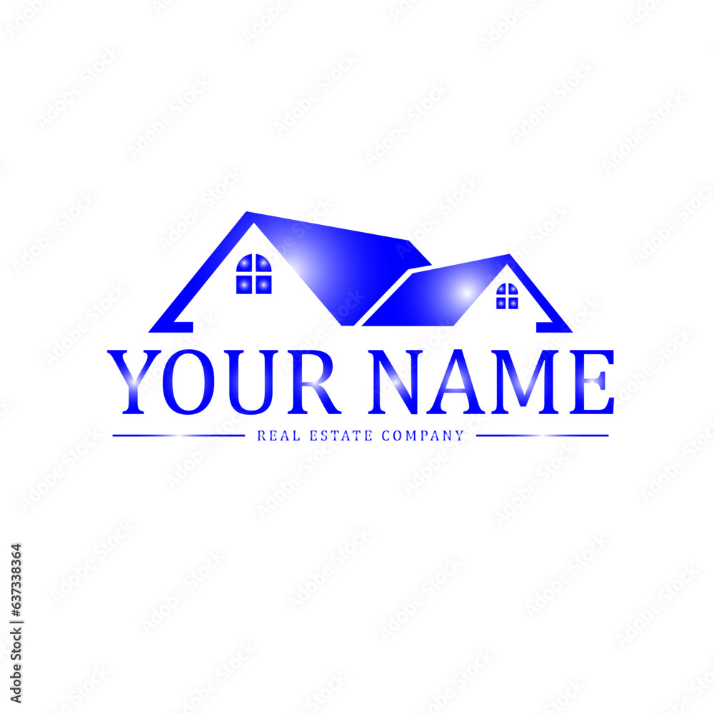 Real Estate Logo, Creative Roof House Logo, Abstract Buildings Logo Real Estate Logo, Creative Roof House Logo, Abstract Buildings Logo