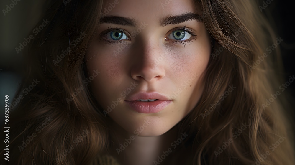 Photo of a woman with stunning blue eyes Photo of a woman with stunning blue eyes