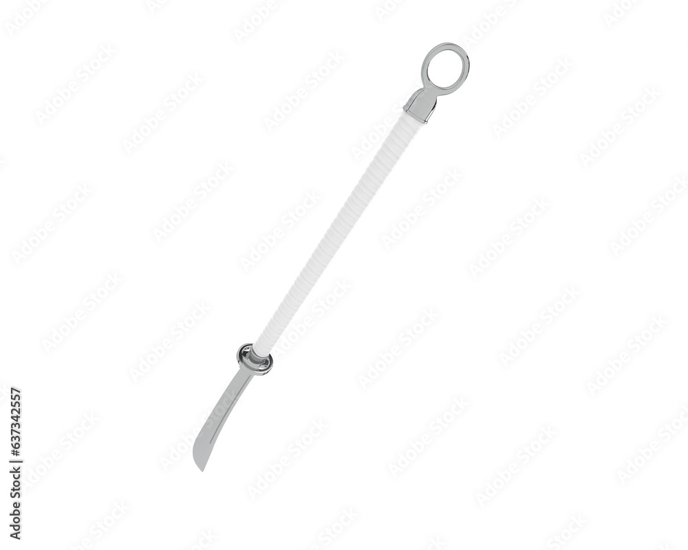 Medieval weapon isolated on transparent background. 3d rendering - illustration Medieval weapon isolated on transparent background. 3d rendering - illustration