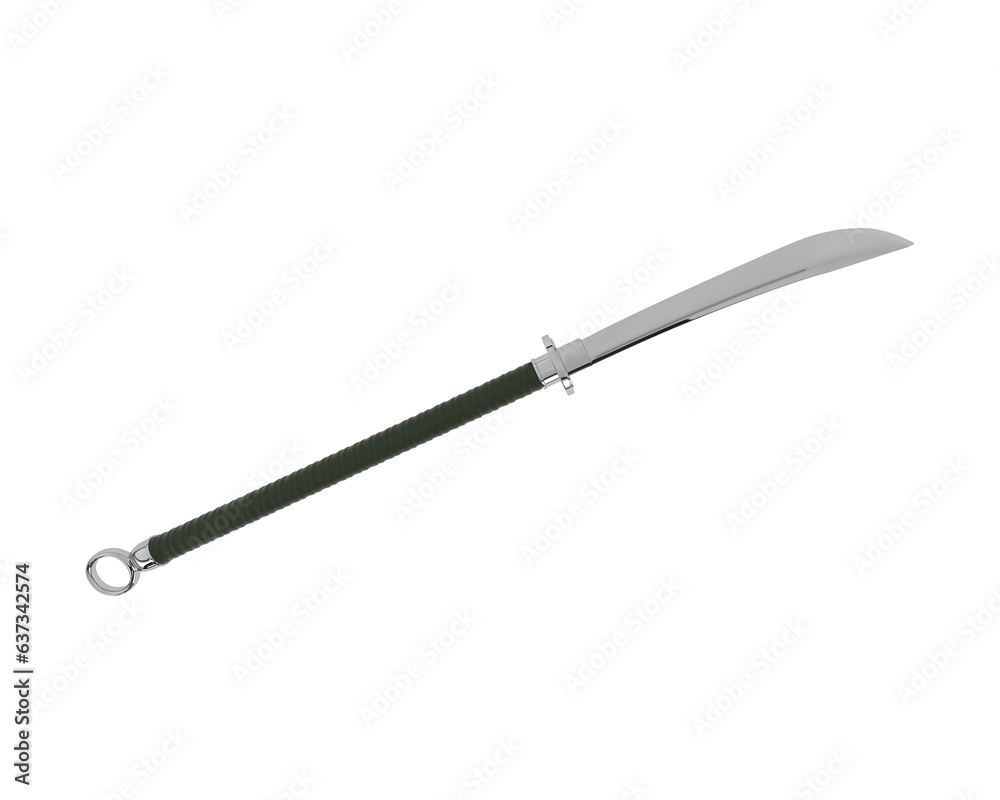 Medieval weapon isolated on transparent background. 3d rendering - illustration Medieval weapon isolated on transparent background. 3d rendering - illustration