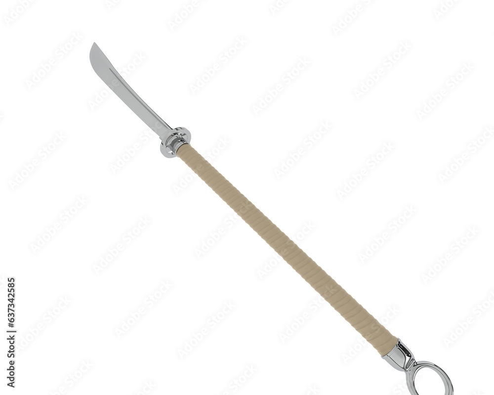 Medieval weapon isolated on transparent background. 3d rendering - illustration Medieval weapon isolated on transparent background. 3d rendering - illustration