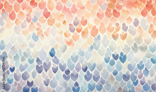 watercolor pattern with flowers