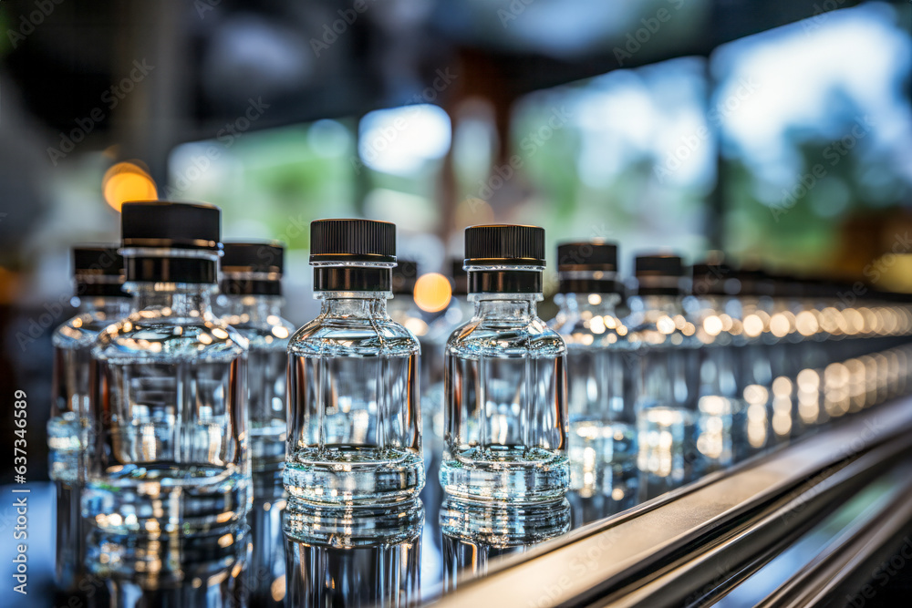 Glass bottles of vodka on the bar counter in a restaurant.
Generated image Glass bottles of vodka on the bar counter in a restaurant.
Generated image
