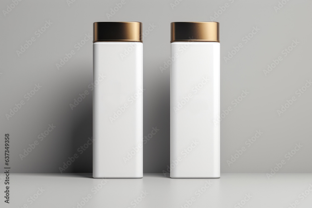 Cosmetic product mockup. Branding and advertising template