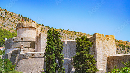 Fototapeta Naklejka Na Ścianę i Meble -  Dubrovnik in adriatic mediterranean sea  in south croatia