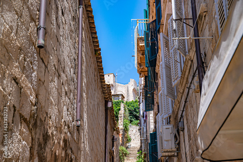 Fototapeta Naklejka Na Ścianę i Meble -  Dubrovnik in adriatic mediterranean sea  in south croatia