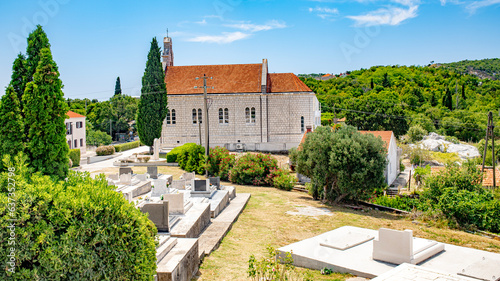 Fototapeta Naklejka Na Ścianę i Meble -  Dubrovnik in adriatic mediterranean sea  in south croatia