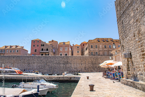 Fototapeta Naklejka Na Ścianę i Meble -  Dubrovnik in adriatic mediterranean sea  in south croatia