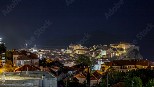 Fototapeta Naklejka Na Ścianę i Meble -  Dubrovnik in adriatic mediterranean sea  in south croatia