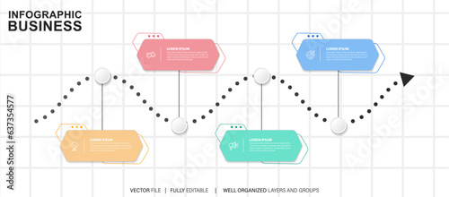 Infographic design template with place for your data. Vector illustration.

