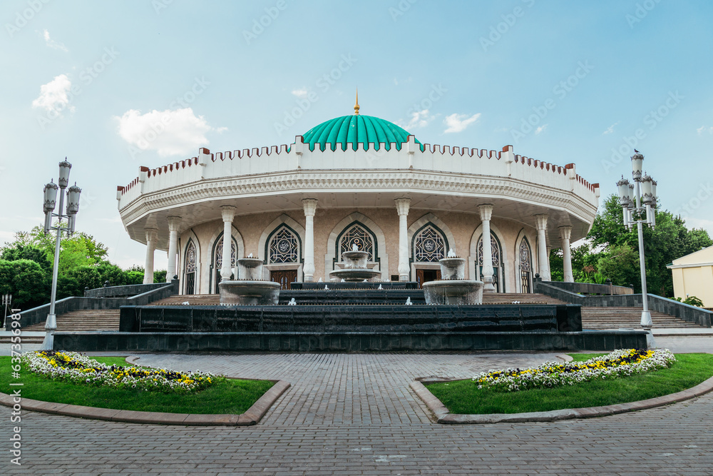 Amir Timur museum in Tashkent, the capital of Uzbekistan