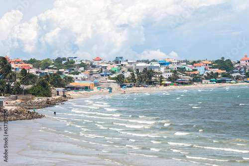 views of mui ne fishing town, vietnam photo