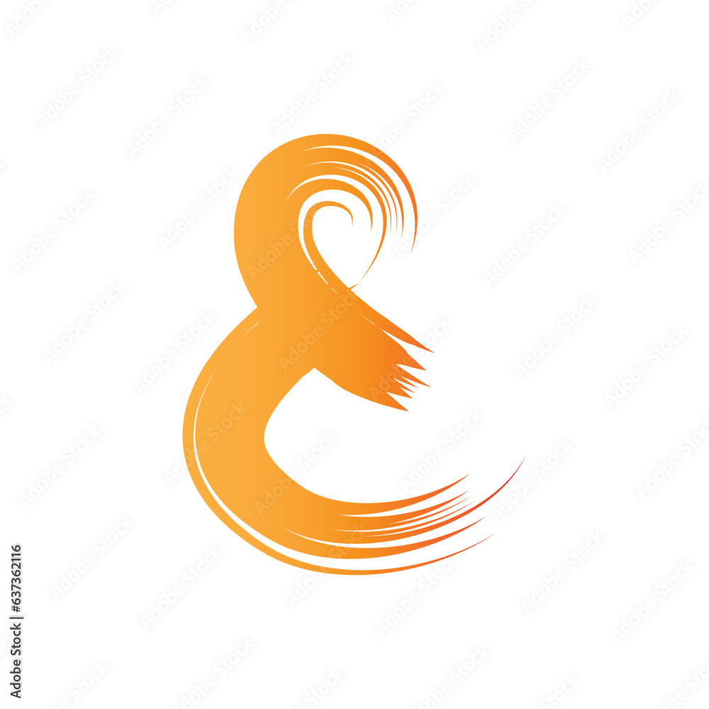 Fototapeta premium Alphabet Vektor japan icon