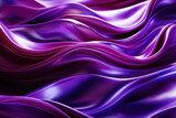 Wavy purple background, abstract design. Generative Ai
