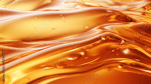 Golden Honey Flow Seamless Texture